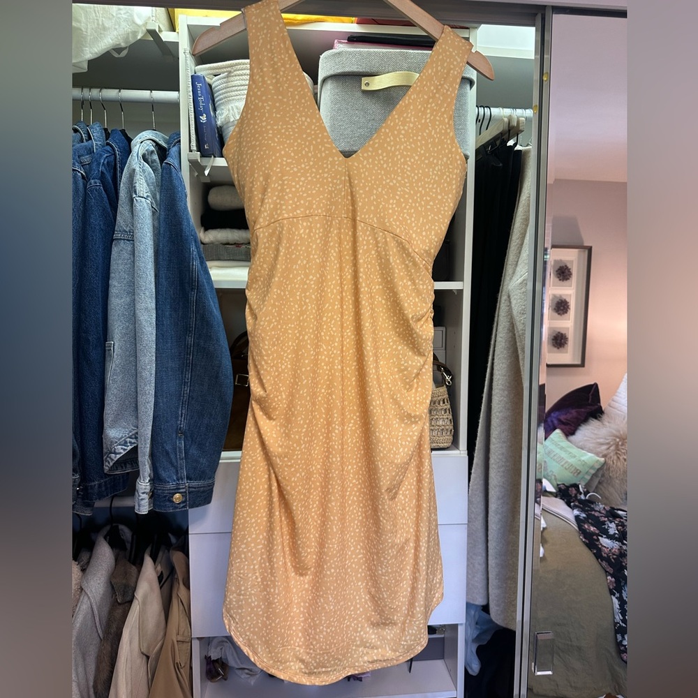 Prana Women's Mini Dress in Light Orange